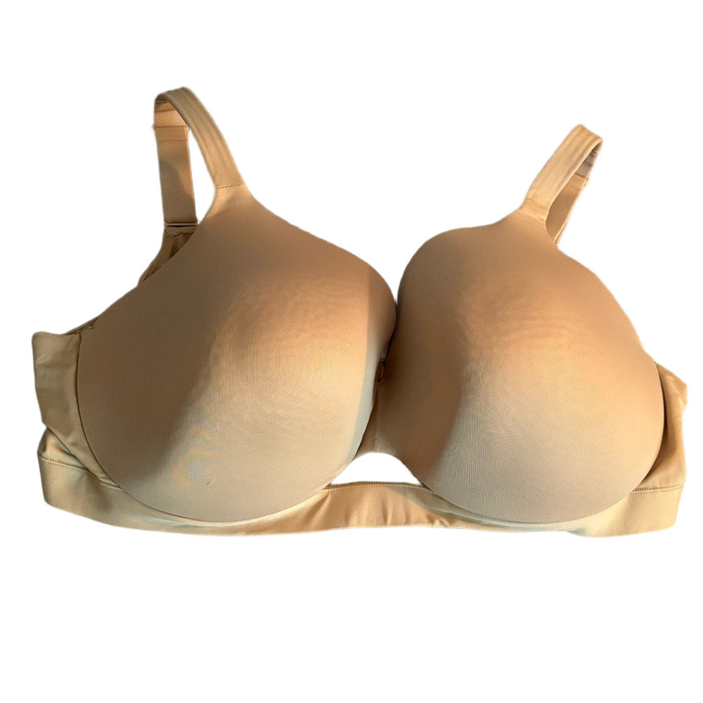 Cacique Lightly Lined Full Coverage Underwire  Beige Bra Size 46DDD